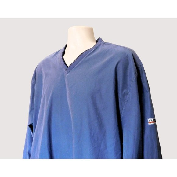 Izod XTreme Function Golfwear Windbreaker Jacket XL Blue Pullover Long Sleeve - Picture 2 of 12